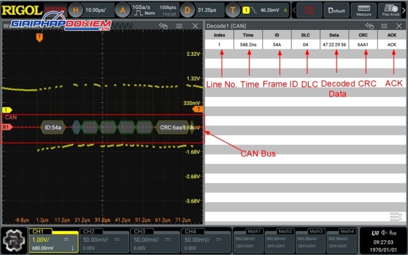 Máy hiện sóng oscilloscope Rigol DHO1104 (100Mhz, 4 kênh) 9 Máy hiện sóng oscilloscope Rigol DHO1104 (100Mhz, 4 kênh)