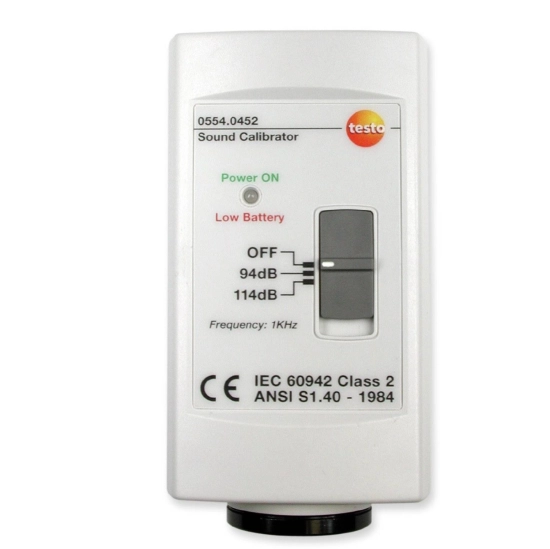 Máy hiệu chuẩn âm thanh Testo 0554 0452 6 Testo 0554 0452