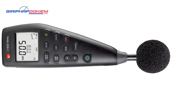 Máy đo độ ồn Testo 816-1 (30 ~ 130 dB; ±1.4 dB) 6 Máy đo độ ồn Testo 816-1 (30 ~ 130 dB; ±1.4 dB)