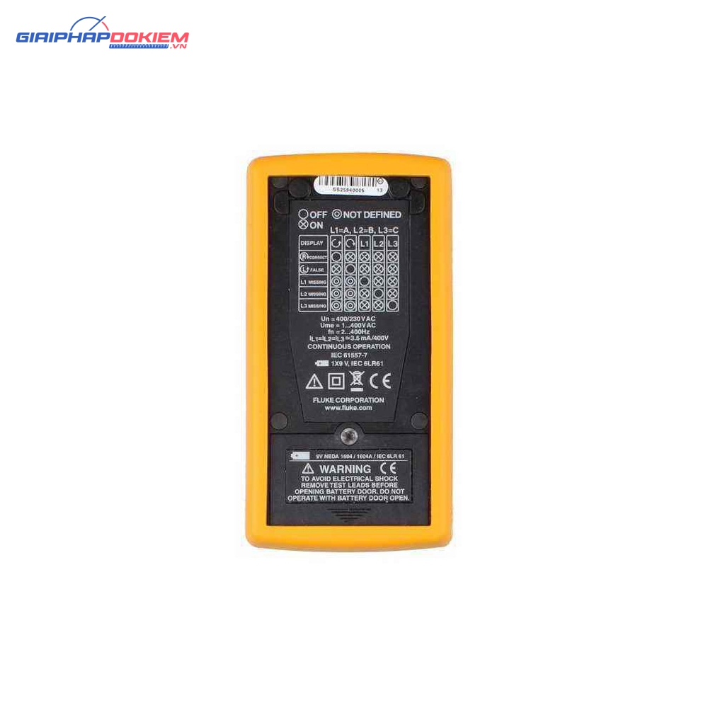 Thiết bị chỉ thị pha FLUKE 9062 (400VAC) 13 Thiết bị chỉ thị pha FLUKE 9062 (400VAC)
