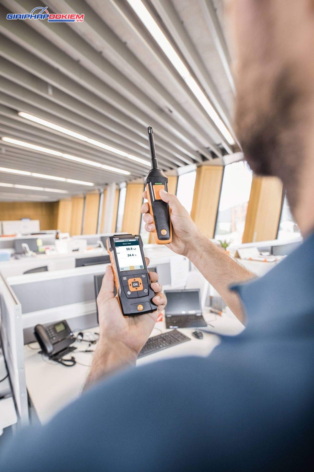 Bộ máy đo nhiệt độ, độ ẩm (Bluetooth) Testo 440 0563 4404 3 Bộ máy đo nhiệt độ, độ ẩm (Bluetooth) Testo 440 0563 4404