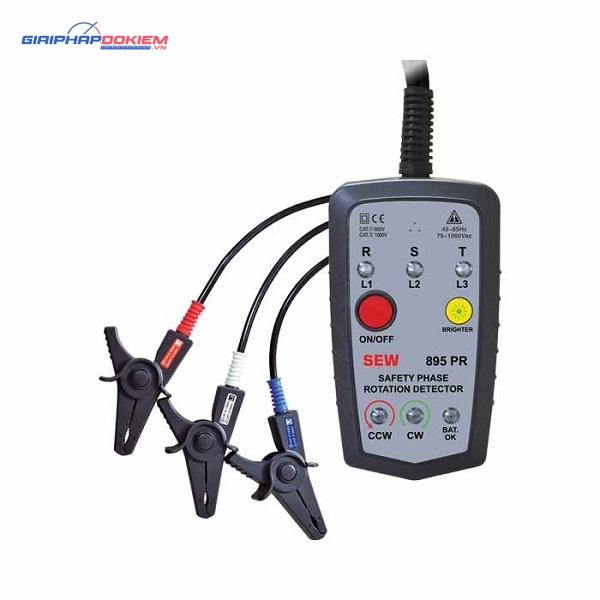 Thiết bị kiểm tra thứ tự pha SEW 895 PR ( Đầu kẹp không tiếp xúc ) 6 Thiết bị kiểm tra thứ tự pha SEW 895 PR ( Đầu kẹp không tiếp xúc )