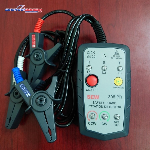 Thiết bị kiểm tra thứ tự pha SEW 895 PR ( Đầu kẹp không tiếp xúc ) 11 Thiết bị kiểm tra thứ tự pha SEW 895 PR ( Đầu kẹp không tiếp xúc )