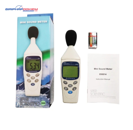 Máy đo độ ồn Sper Scientific 850014 5 Máy đo độ ồn Sper Scientific 850014