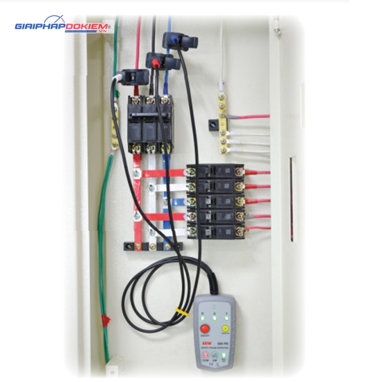 Thiết bị kiểm tra thứ tự pha SEW 895 PR ( Đầu kẹp không tiếp xúc ) 10 Thiết bị kiểm tra thứ tự pha SEW 895 PR ( Đầu kẹp không tiếp xúc )