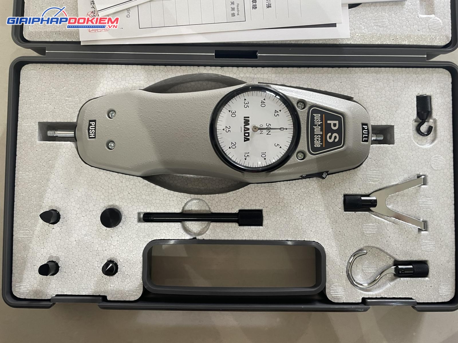 Thiết bị đo lực kéo nén IMADA PS-50N 7 Thiết bị đo lực kéo nén IMADA PS-50N
