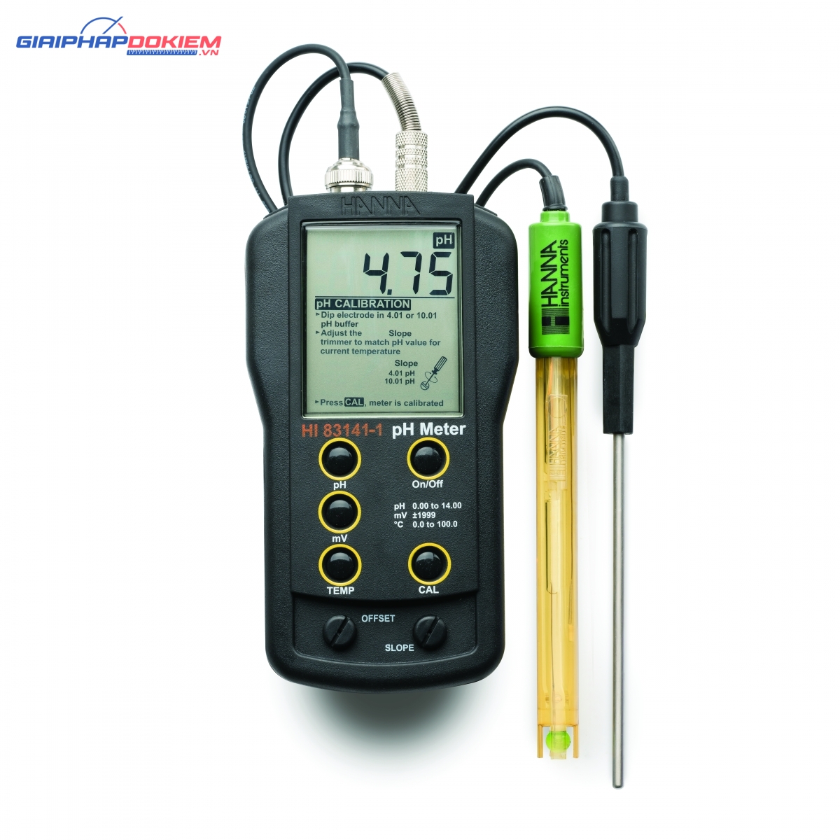 Máy Đo pH/ORP/Nhiệt Độ HANNA HI8314-1 7 Máy Đo pH/ORP/Nhiệt Độ HANNA HI8314-1