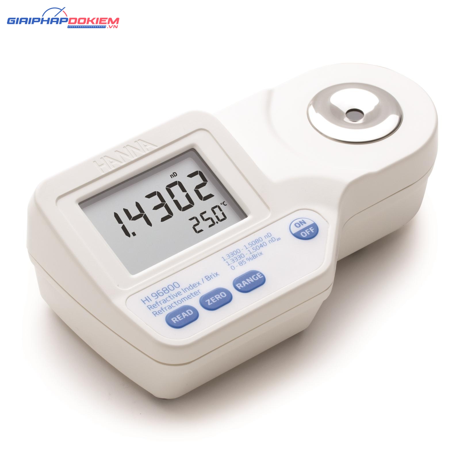 Máy đo Khúc Xạ Kế Đo Độ Ngọt Brix Và Chỉ Số Khúc Xạ HANNA HI96800 7 Máy đo Khúc Xạ Kế Đo Độ Ngọt Brix Và Chỉ Số Khúc Xạ HANNA HI96800