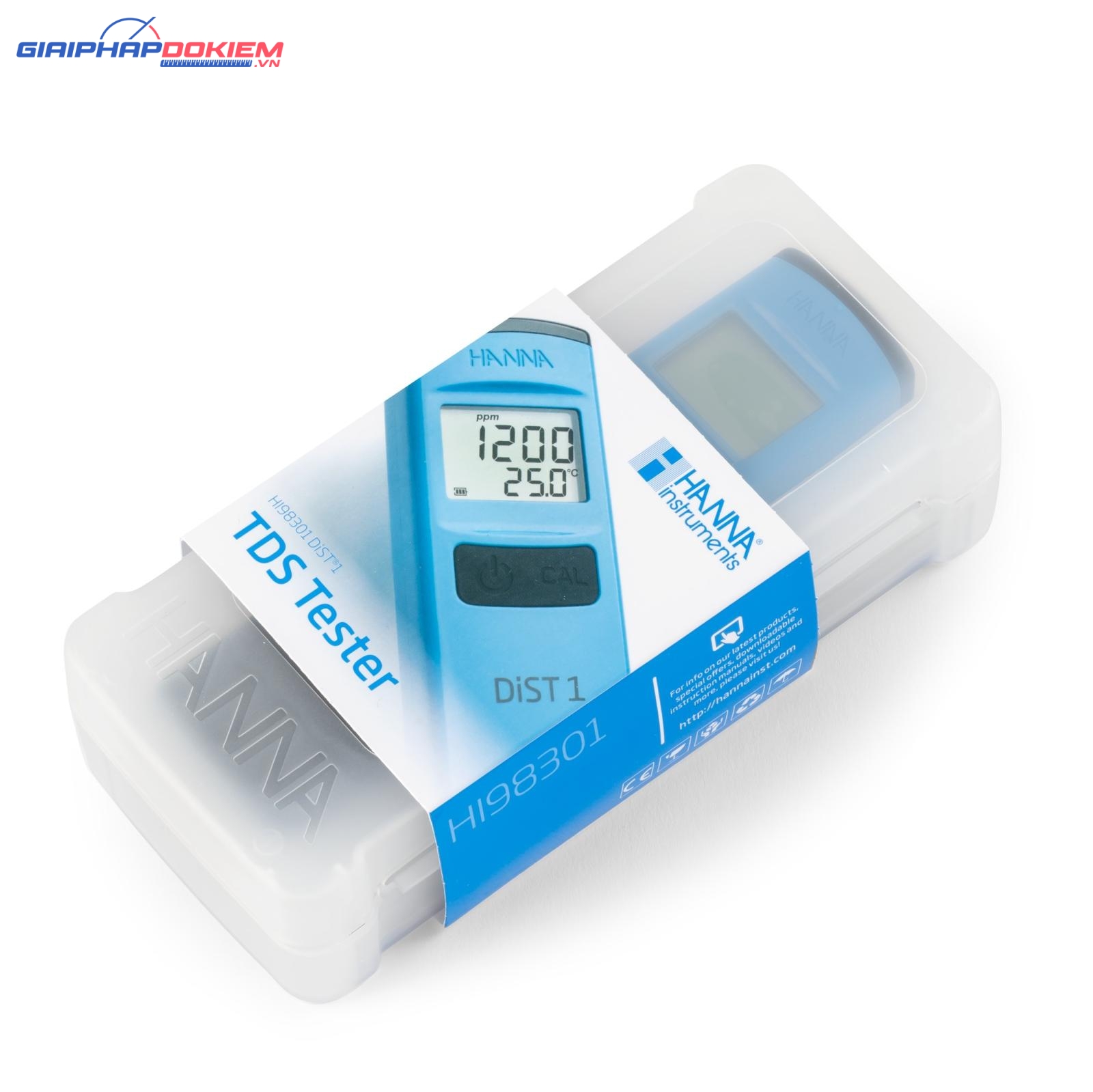 Bút Đo Tổng Chất Rắn Hòa Tan/Nhiệt Độ HANNA HI98301 4 Bút Đo Tổng Chất Rắn Hòa Tan/Nhiệt Độ HANNA HI98301