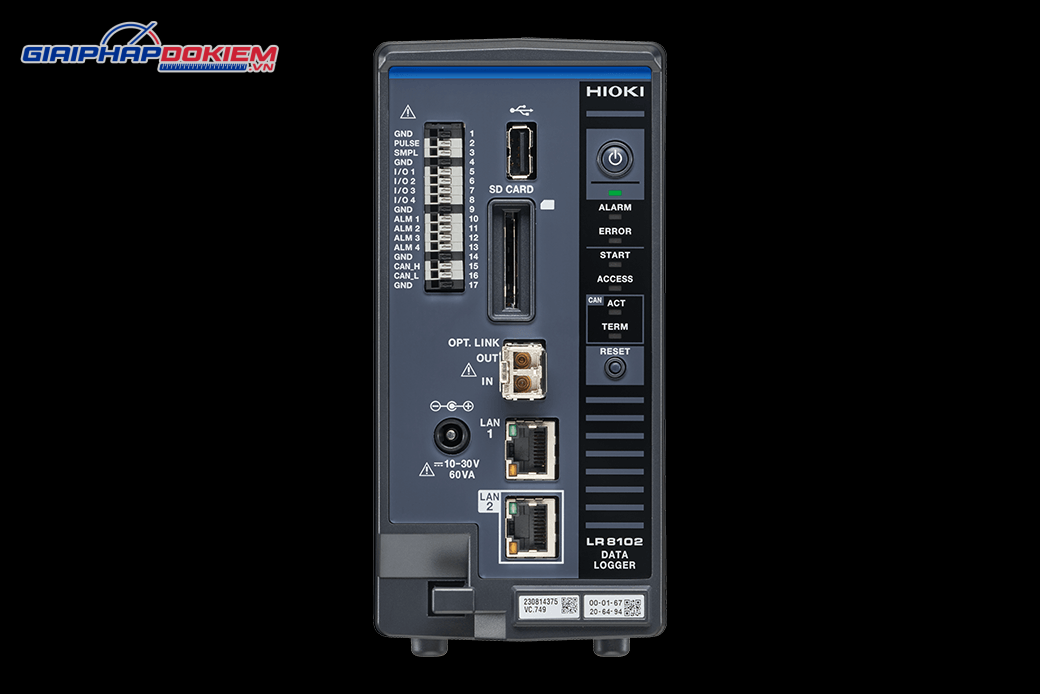 Máy ghi dữ liệu Hioki LR8102 3 Máy ghi dữ liệu Hioki LR8102