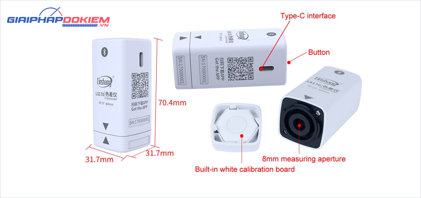 Máy đo màu LINSHANG LS175 10 Máy đo màu LINSHANG LS175