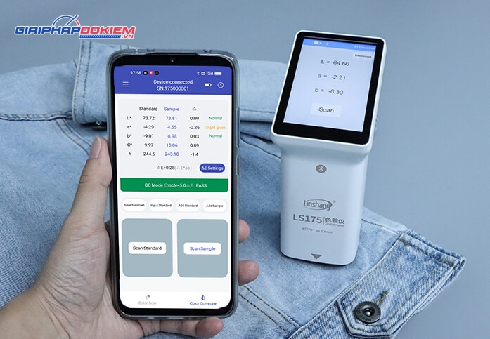 Máy đo màu LINSHANG LS175 8 Máy đo màu LINSHANG LS175