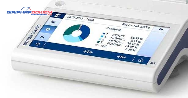 Cân kỹ thuật Mettler Toledo MS6002TS/00 (6200g/0.01g) 13 Cân kỹ thuật Mettler Toledo MS6002TS/00 (6200g/0.01g)