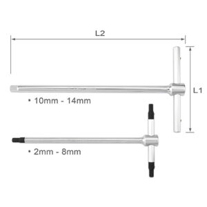 Tuýp chữ T đầu lục giác TOPTUL AGDA