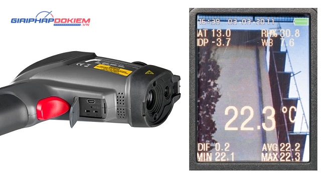 Máy đo nhiệt độ từ xa GEO-Fennel FIRT 1000 Datavision 19 Máy đo nhiệt độ từ xa GEO-Fennel FIRT 1000 Datavision