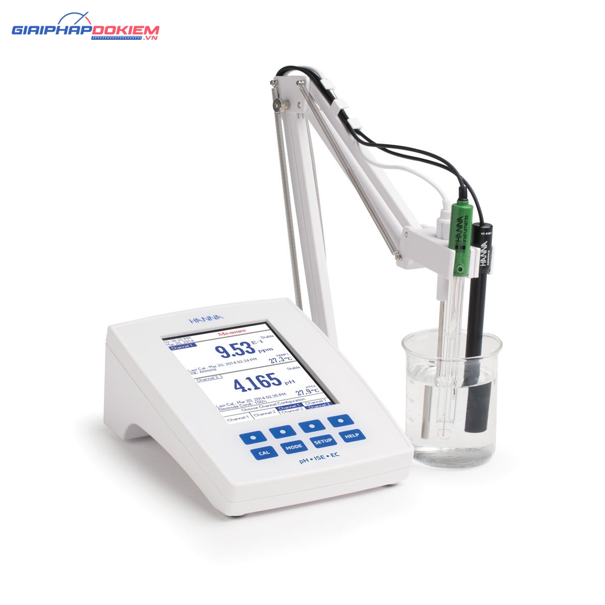 Máy Đo pH/ORP/ISE Và EC/TDS/Độ Mặn/Trở Kháng HANNA HI5522-02 5 Máy Đo pH/ORP/ISE Và EC/TDS/Độ Mặn/Trở Kháng HANNA HI5522-02