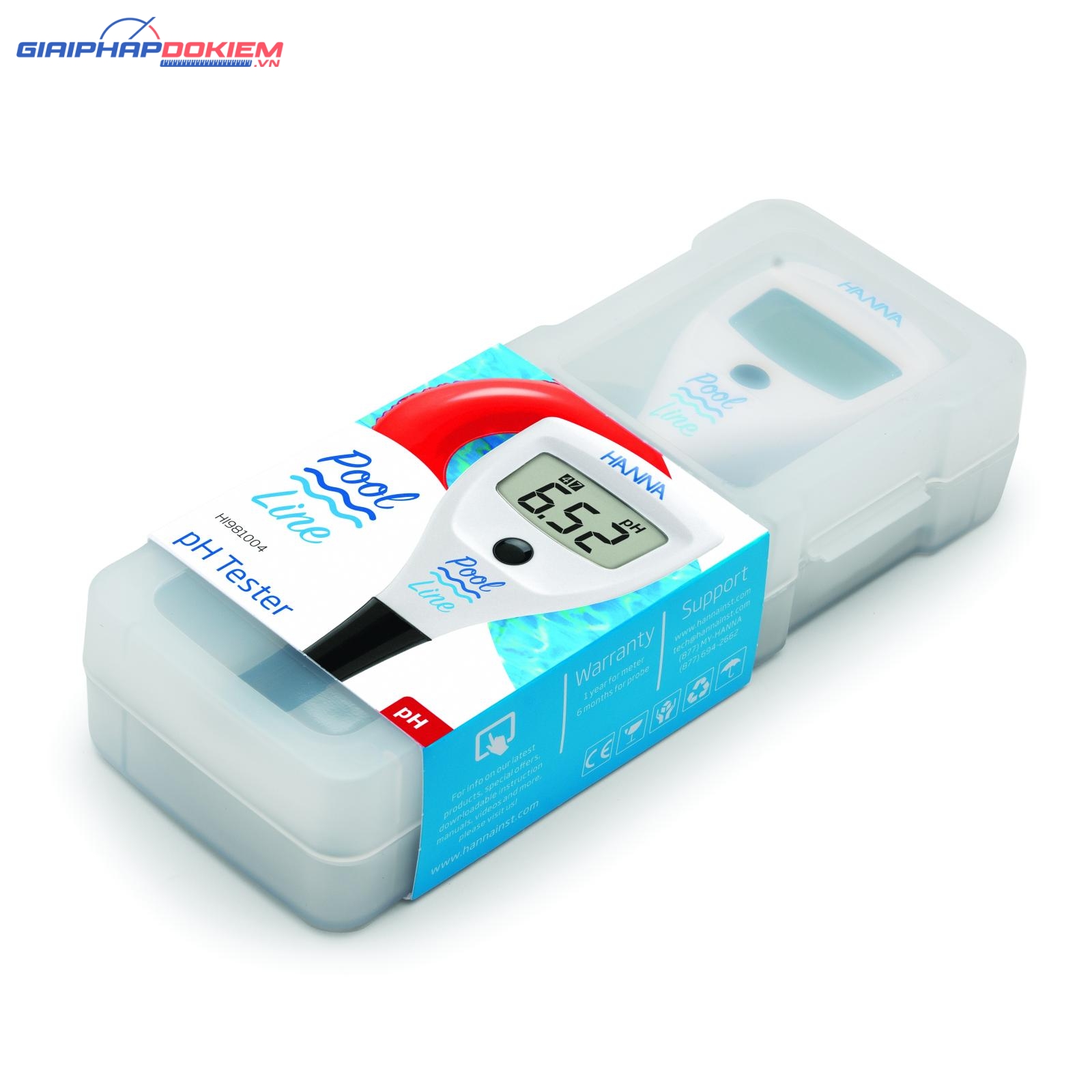 Bút Đo pH Với Độ Phân Giải 0.01 HANNA HI981004 3 Bút Đo pH Với Độ Phân Giải 0.01 HANNA HI981004