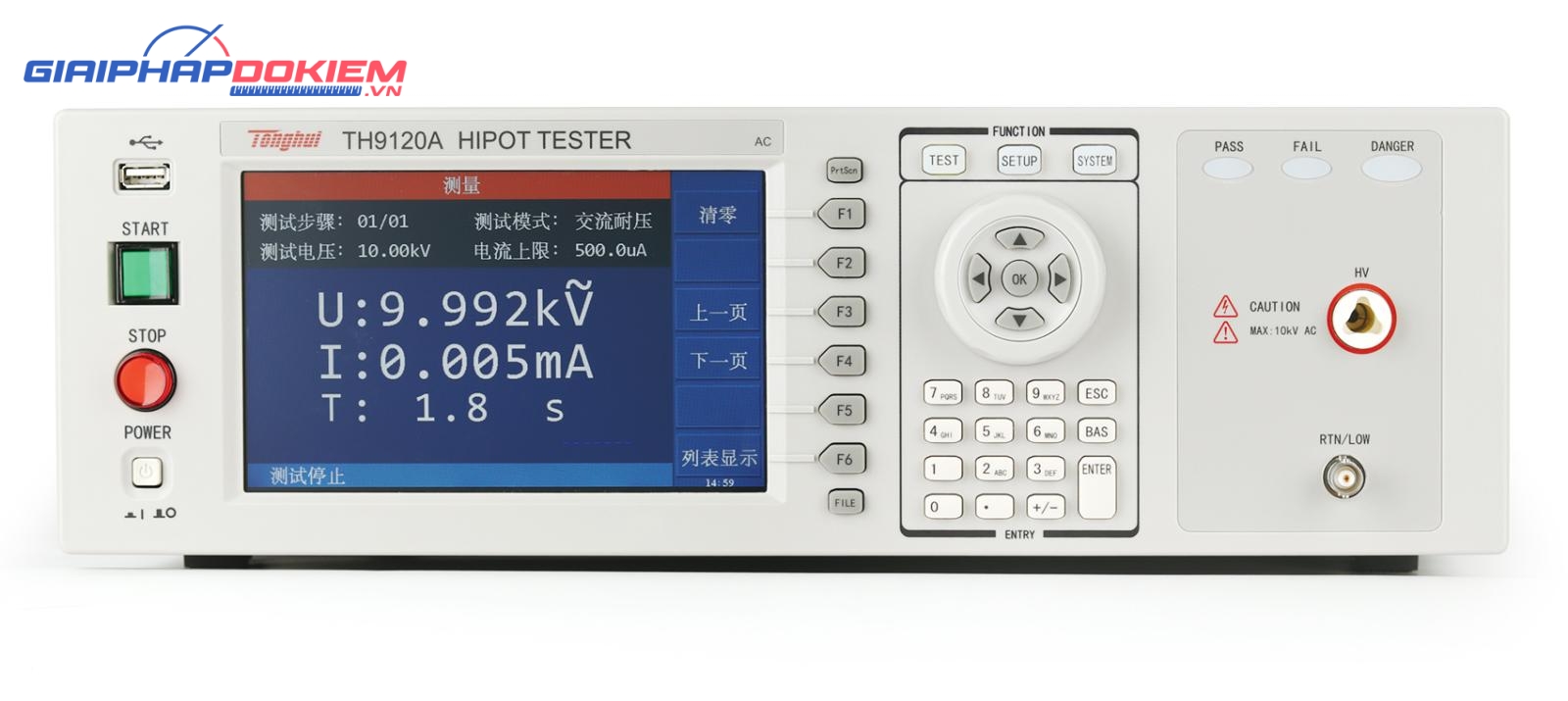 Máy kiểm tra Hipot Tonghui TH9120A 7 Máy kiểm tra Hipot Tonghui TH9120A
