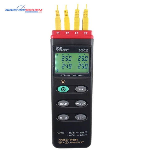 Máy đo nhiệt độ Sper Scientific 800023 4 Sper Scientific 800023