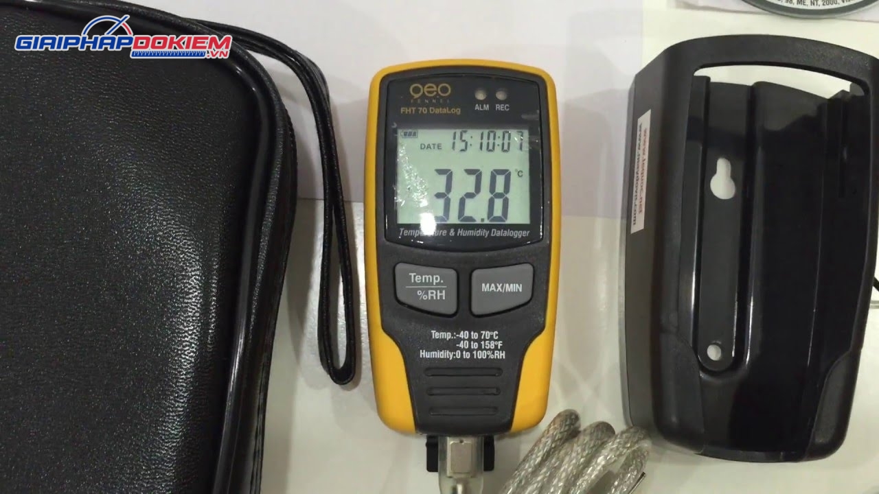 Máy đo độ ẩm và nhiệt độ GEO-Fennel FHT 70 Datalog 4 Máy đo độ ẩm và nhiệt độ GEO-Fennel FHT 70 Datalog