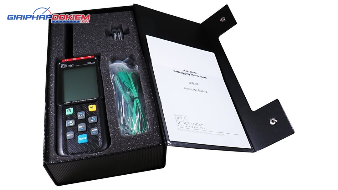 Máy đo nhiệt độ Sper Scientific 800024 7 Máy đo nhiệt độ Sper Scientific 800024