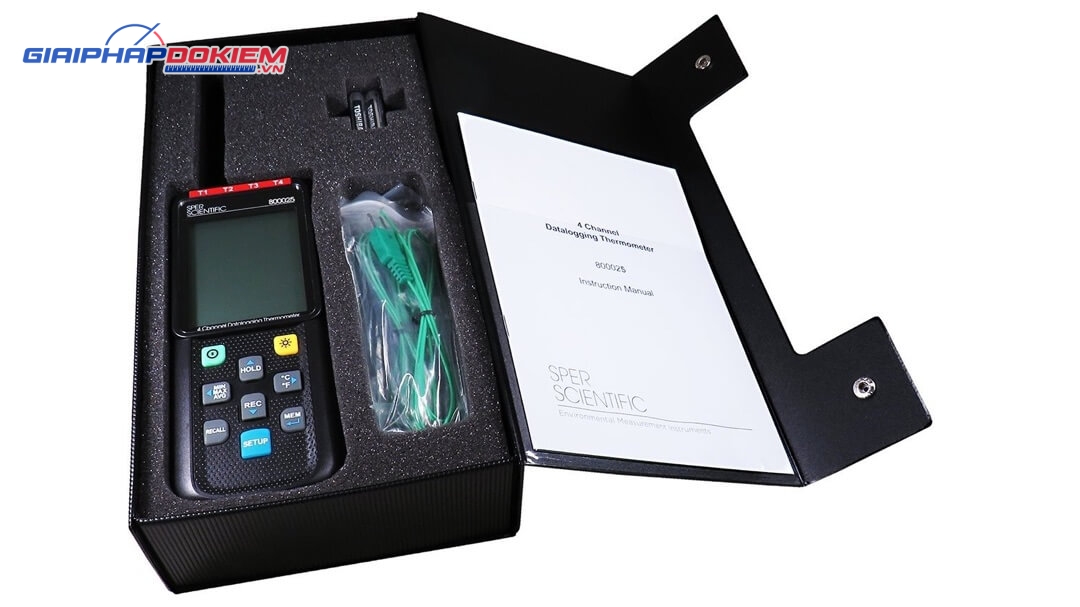 Máy đo nhiệt độ Sper Scientific 800025 7 Máy đo nhiệt độ Sper Scientific 800025
