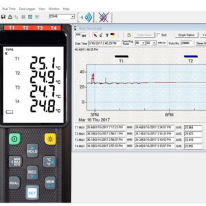 Máy đo nhiệt độ Sper Scientific 800025 11 Máy đo nhiệt độ Sper Scientific 800025