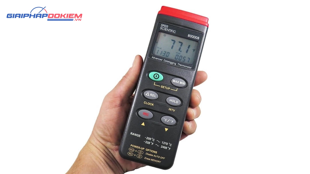 Máy đo nhiệt độ Sper Scientific 800008 6 Máy đo nhiệt độ Sper Scientific 800008