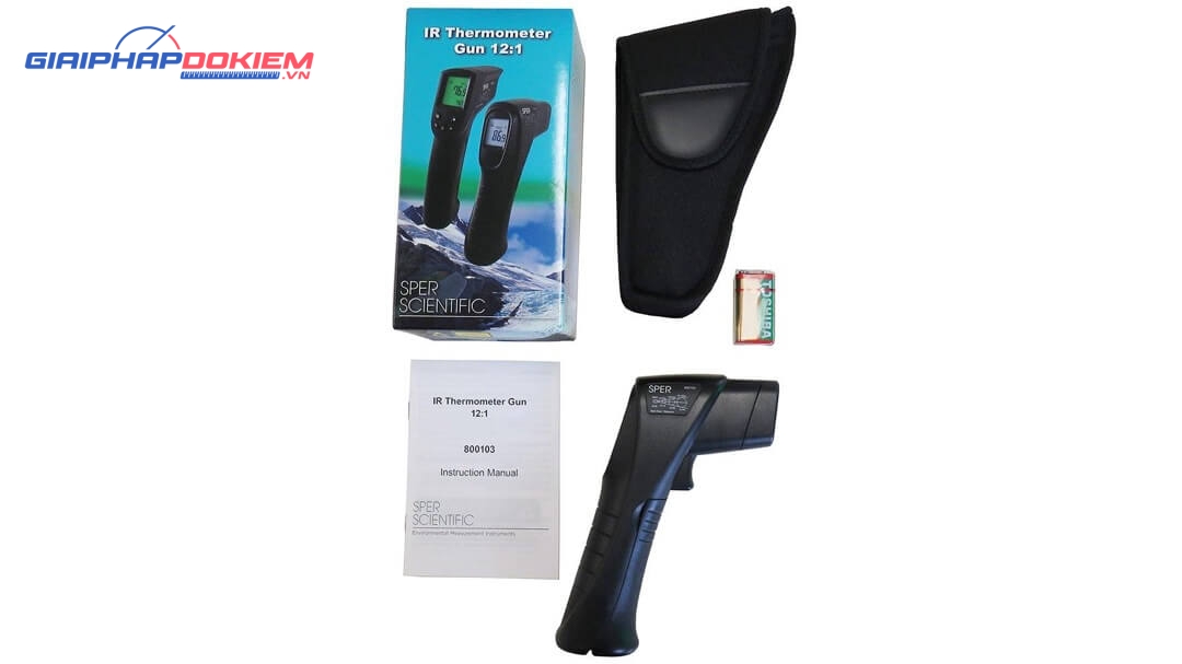 Máy đo nhiệt độ từ xa Sper Scientific 800103 5 Máy đo nhiệt độ từ xa Sper Scientific 800103