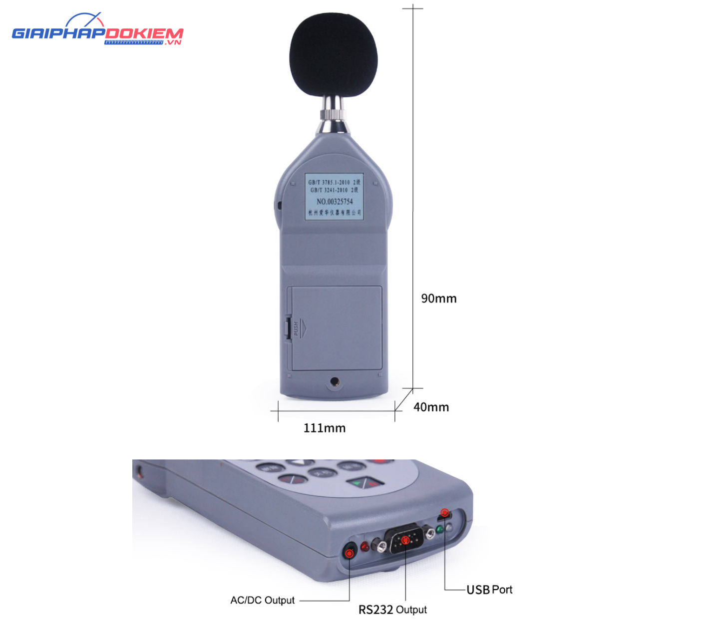 Máy đo mức âm thanh đa chức năng AIHUA AWA5688 4 Máy đo mức âm thanh đa chức năng AIHUA AWA5688