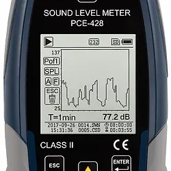 Máy đo mức âm thanh class 2 PCE-428-ICA (bao gồm Chứng chỉ hiệu chuẩn ISO) 12 Máy đo mức âm thanh class 2 PCE-428-ICA (bao gồm Chứng chỉ hiệu chuẩn ISO)