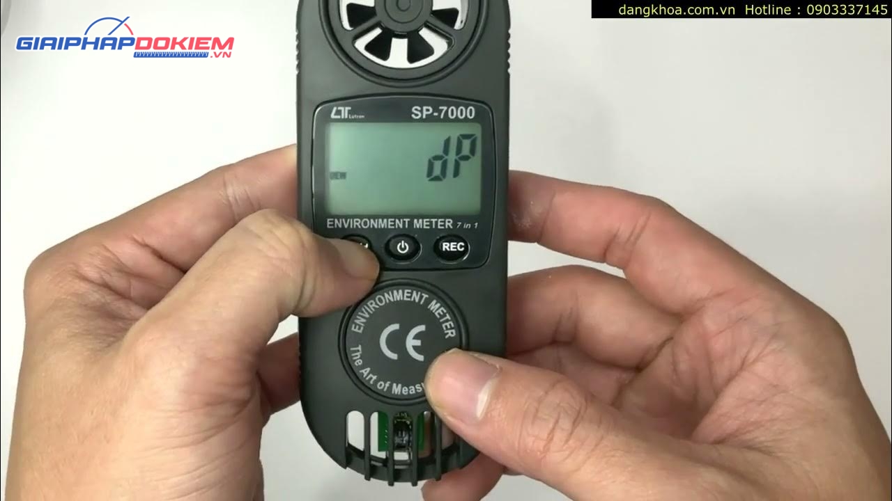 Máy đo môi trường LUTRON SP-7000 4 Máy đo môi trường LUTRON SP-7000