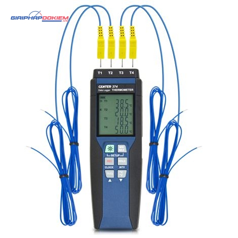 Máy đo nhiệt độ ghi dữ liệu bốn kênh CENTER 374 7 Máy đo nhiệt độ ghi dữ liệu bốn kênh CENTER 374