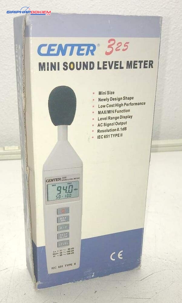Máy đo độ ồn Center 325 7 Máy đo độ ồn Center 325