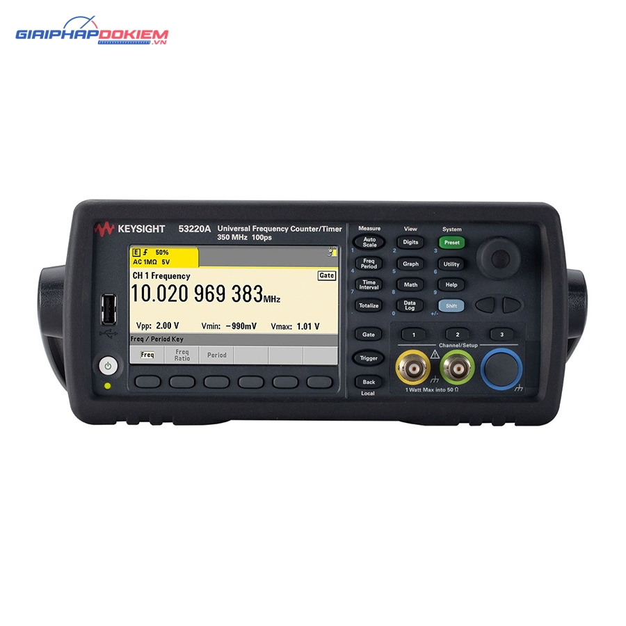 Máy đếm tần số KEYSIGHT 53220A (option 53220A-115) (3CH, 350Mhz; kèm option 53220A-115) 16 KEYSIGHT 53220A