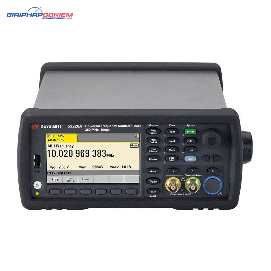 Máy đếm tần số KEYSIGHT 53220A (option 53220A-115) (3CH, 350Mhz; kèm option 53220A-115) 8 Máy đếm tần số KEYSIGHT 53220A (option 53220A-115) (3CH, 350Mhz; kèm option 53220A-115)