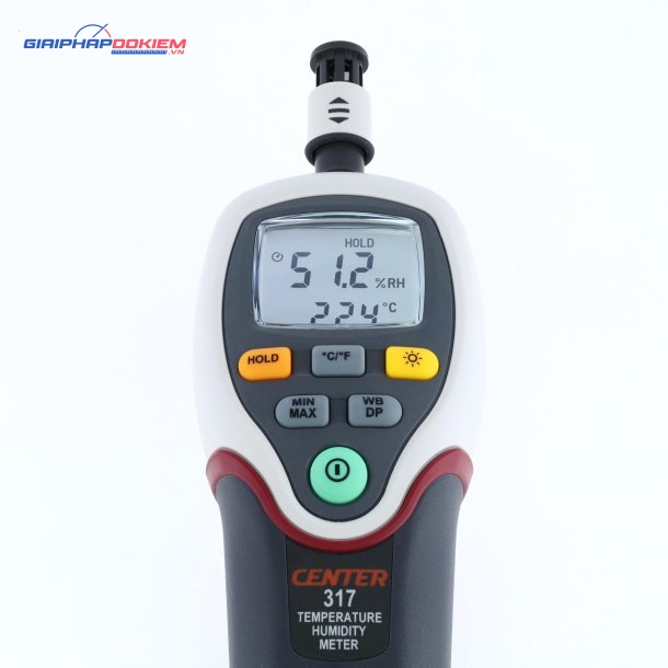 Máy đo nhiệt độ độ ẩm CENTER 317 (Điểm sương, Bóng đèn Web) 11 Máy đo nhiệt độ độ ẩm CENTER 317 (Điểm sương, Bóng đèn Web)