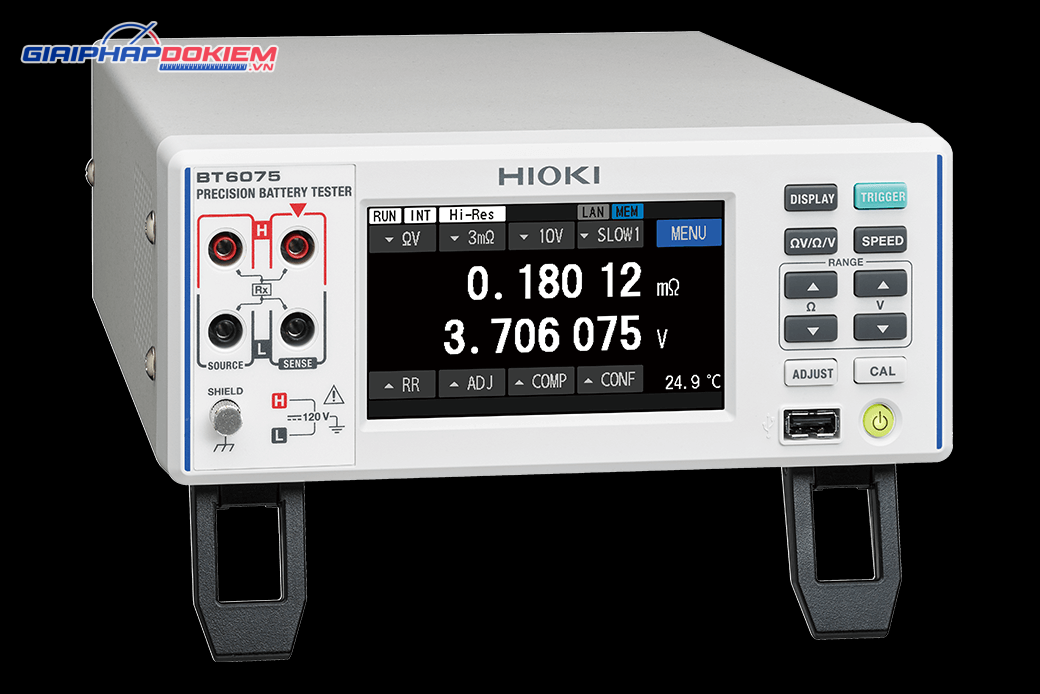Thiết bị kiểm tra ắc quy độ chính xác cao Hioki BT6075 5 Thiết bị kiểm tra ắc quy độ chính xác cao Hioki BT6075