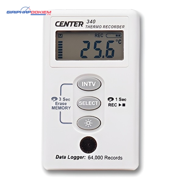 Máy ghi dữ liệu nhiệt độ CENTER 340 6 Máy ghi dữ liệu nhiệt độ CENTER 340