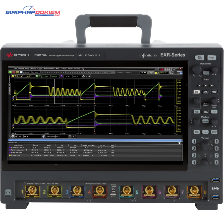 Máy hiện sóng số KEYSIGHT EXR208A 7 Máy hiện sóng số KEYSIGHT EXR208A