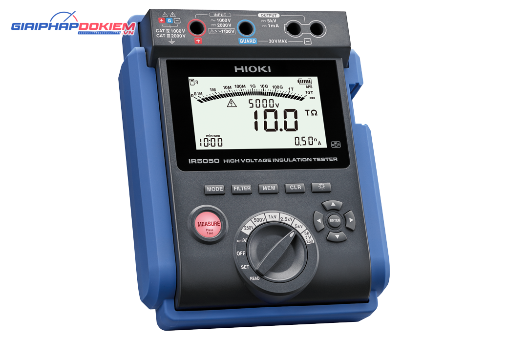 Thiết Bị Đo Điện Trở Cách Điện Hioki IR5050 5kV 8 Thiết Bị Đo Điện Trở Cách Điện Hioki IR5050 5kV