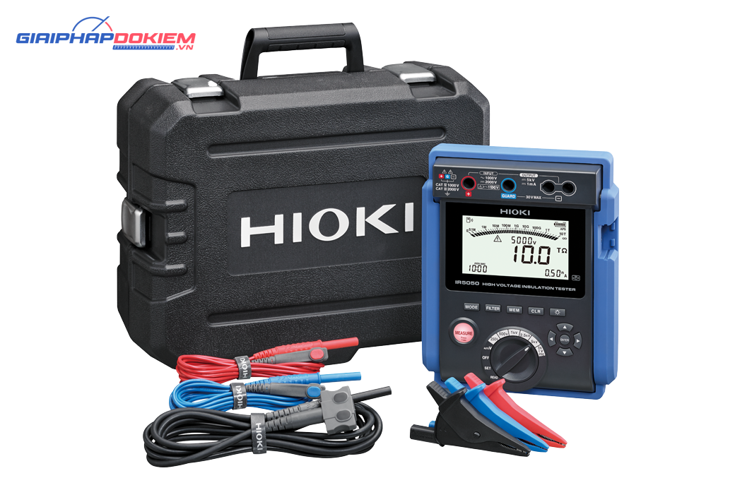 Thiết Bị Đo Điện Trở Cách Điện Hioki IR5050 5kV 7 Thiết Bị Đo Điện Trở Cách Điện Hioki IR5050 5kV