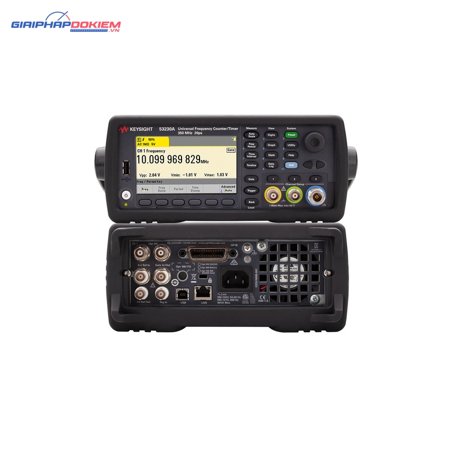 Máy đếm tần số KEYSIGHT 53230A (3CH, 350Mhz) 8 Máy đếm tần số KEYSIGHT 53230A (3CH, 350Mhz)