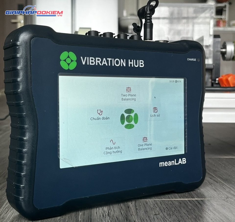 Máy đo rung động Meanlab Vibration HUB 4 Máy đo rung động Meanlab Vibration HUB
