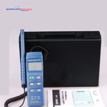 Máy đo nhiệt độ độ ẩm 2 kênh CENTER 311 18 Máy đo nhiệt độ độ ẩm 2 kênh CENTER 311