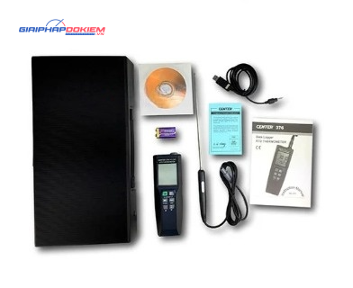 Máy đo nhiệt độ RTD chính xác Datalogger CENTER 376 9 Máy đo nhiệt độ RTD chính xác Datalogger CENTER 376