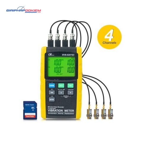 Máy đo độ rung LUTRON BVB-8207SD 8 Máy đo độ rung LUTRON BVB-8207SD