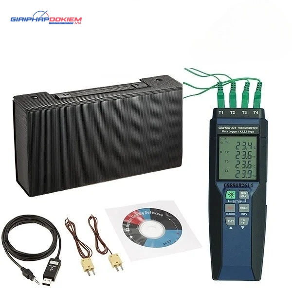 Máy đo nhiệt độ ghi dữ liệu bốn kênh CENTER 378 (Loại K/J/E/T) 6 Máy đo nhiệt độ ghi dữ liệu bốn kênh CENTER 378 (Loại K/J/E/T)