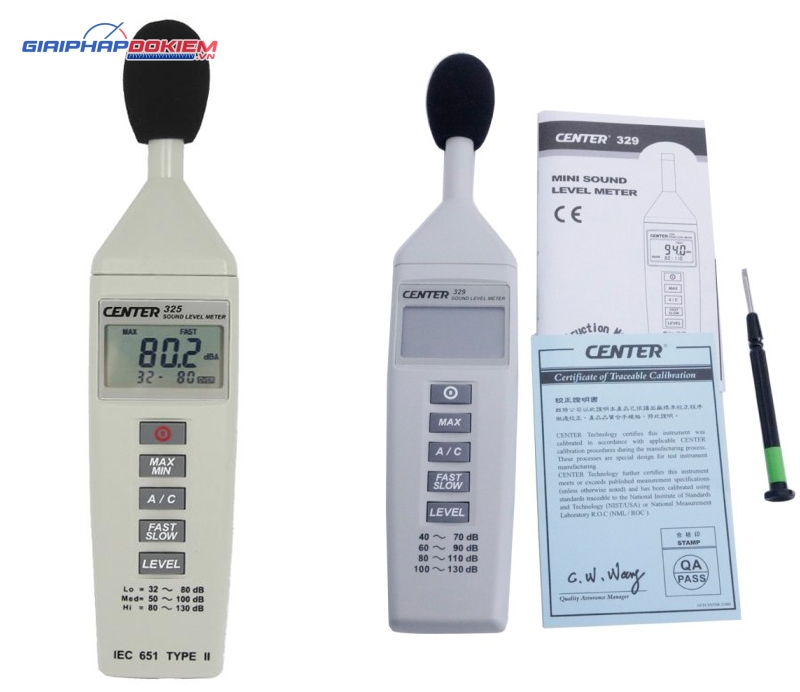 Máy đo độ ồn Center 325 6 Máy đo độ ồn Center 325