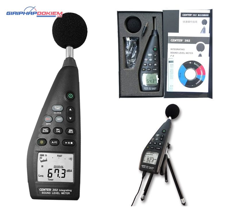 Máy đo độ ồn Center 392 12 Máy đo độ ồn Center 392